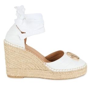 Mario Valentino Women’s Roberto Leather Espadrille Pumps - SIZE 7/37